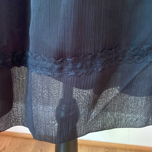 NWT Lucca Couture L black mini dress sweet girl dark Academia goth embellished - Picture 6 of 16